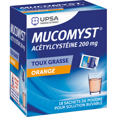 MUCOMYST 200MG PDR SACH 18