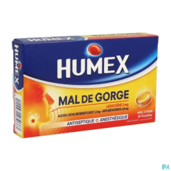 HUMEX PASTILLE MIEL CITRON LIDO