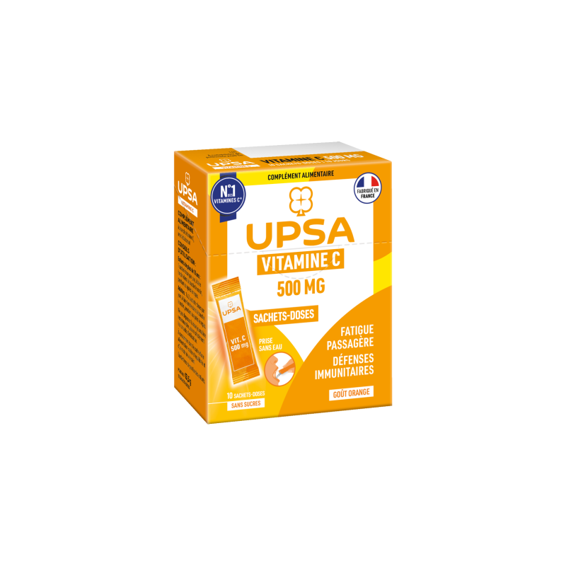 VITAMINE C 500MG UPSA DOSE 10