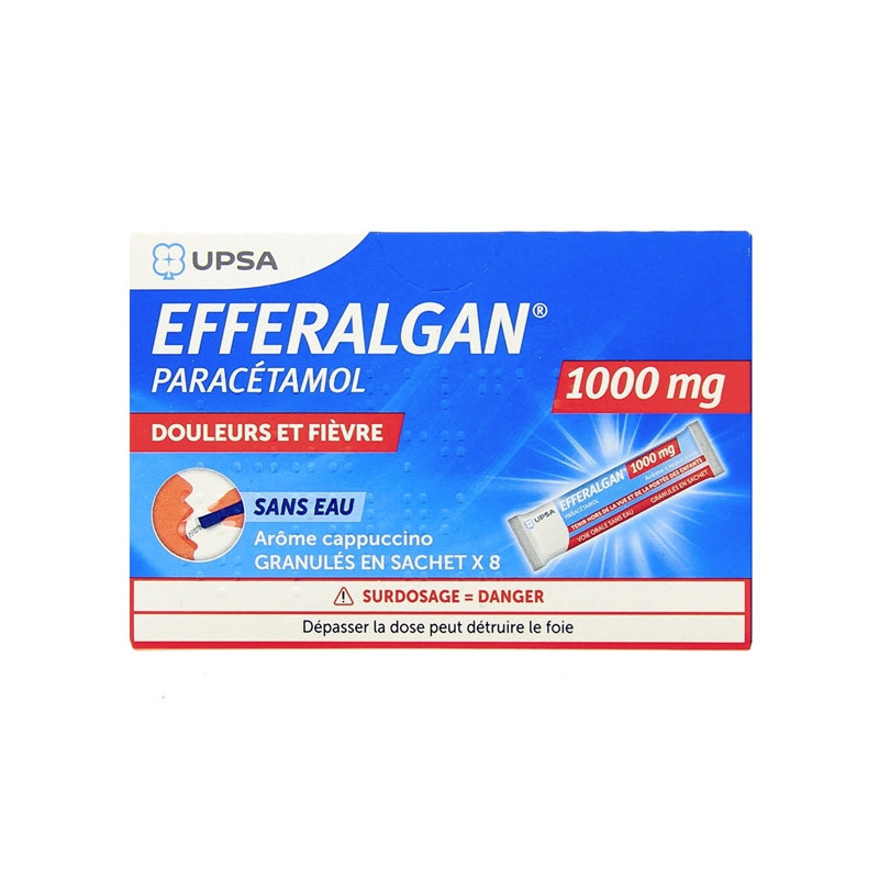 EFFERALGAN STICK 1G 8SAC