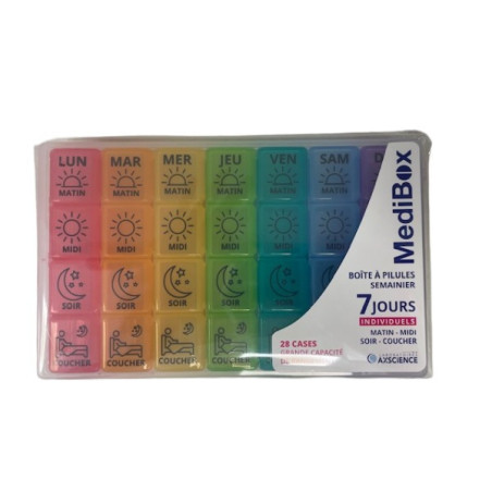 MEDIBOX PILULIER SEMAIN 7J 4CASE