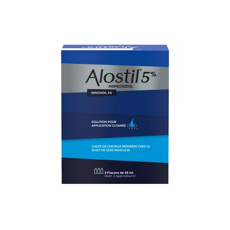 ALOSTIL 5% SOL FP60ML 3 +TAMP