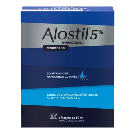 ALOSTIL 5% SOL FP60ML 3 +TAMP
