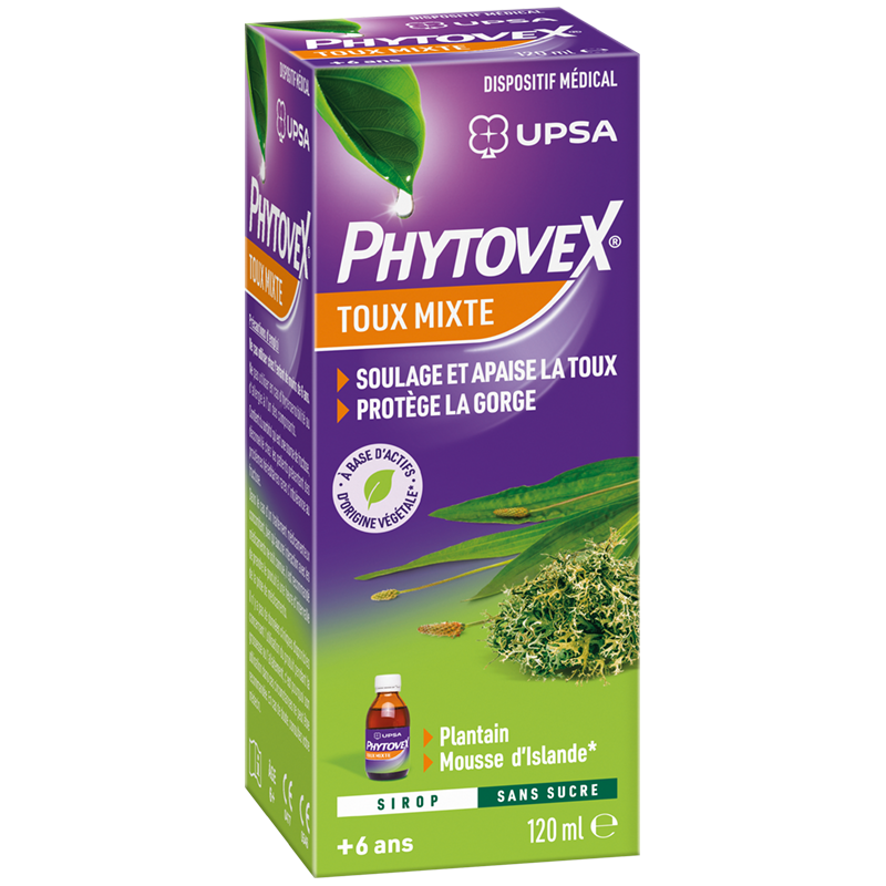 PHYTOVEX SIROP TX MIXTE S/SUCRE