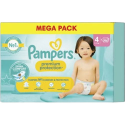 COUCH PAMPERS PREM PROT MAXI T4 90