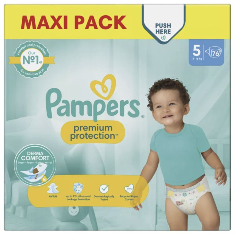 COUCH PAMPERS PREM PROT MAXI T5 80