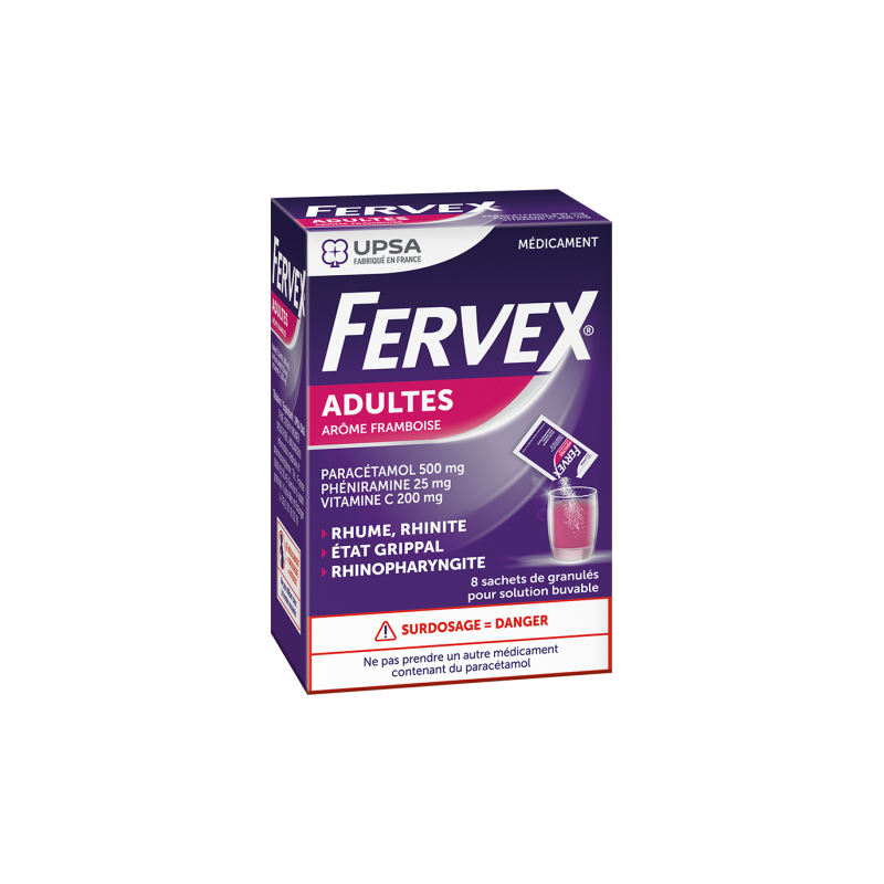 FERVEX AD.FRAMBOISE GLE SACH 8