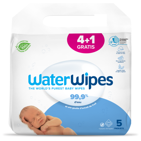 WATER WIPES LINGET BB 60 X5