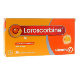 LAROSCORBINE sans sucre 1G Comprimés Effervescents 15X2