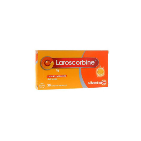 LAROSCORBINE sans sucre 1G Comprimés Effervescents 15X2