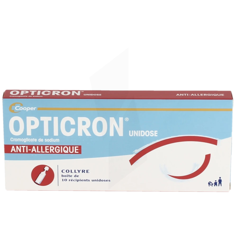OPTICRON UNID Collyre unidose 10Unid/0,35ml