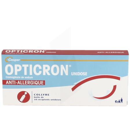 OPTICRON UNID Collyre unidose 10Unid/0,35ml