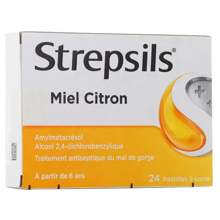STREPSILS MIEL-CITRON PAST BT24